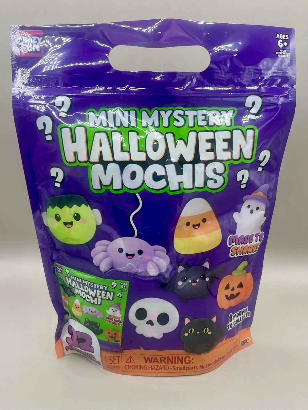 RMS Crazy Fun Mini Mystery HALLOWEEN Mochis Surprise Squishes ~ 32 Pack NEW🎃👻😱